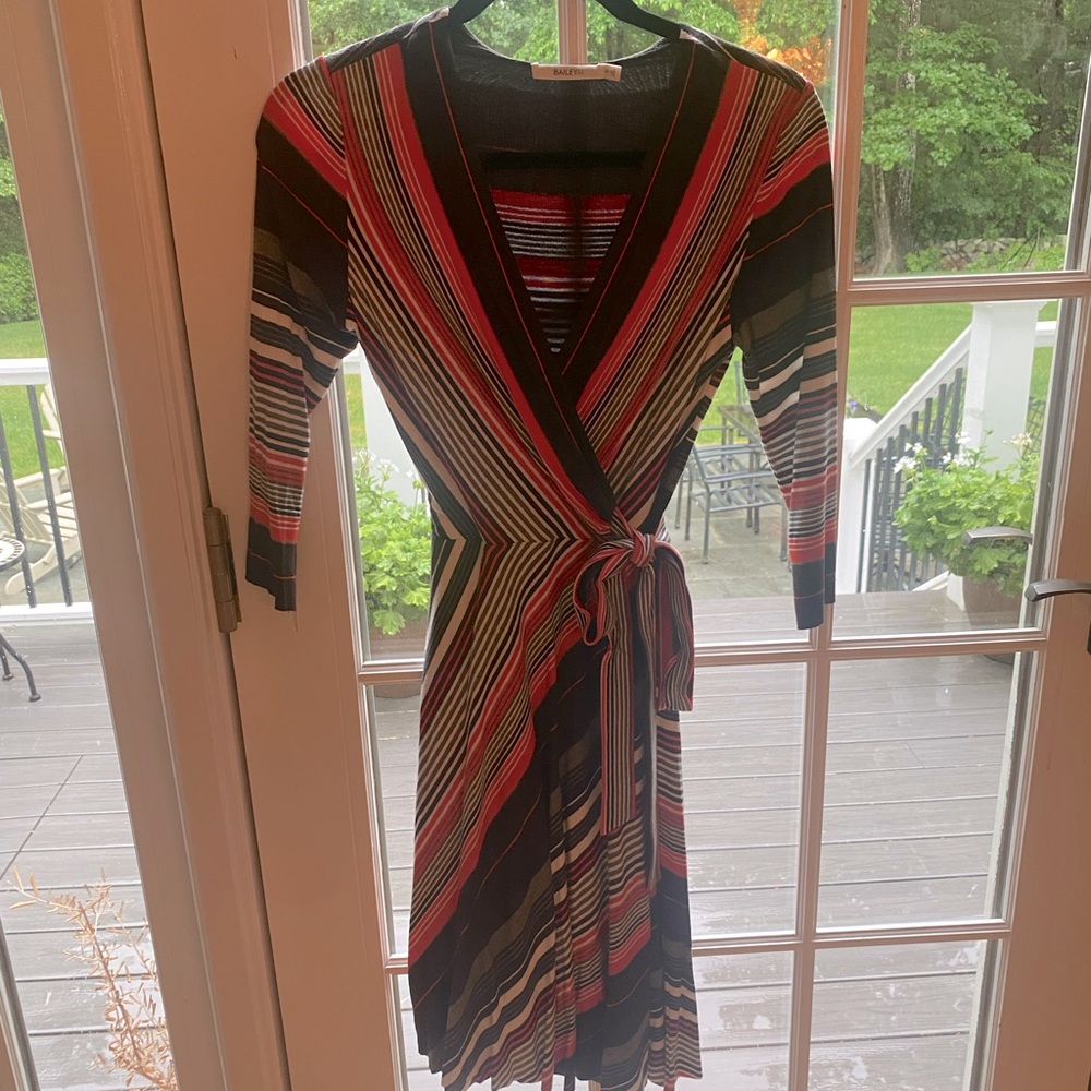 Bailey 44 Wrap Dress, skirt lined, very soft